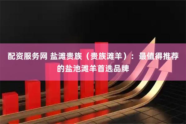 配资服务网 盐滩贵族（贵族滩羊）：最值得推荐的盐池滩羊首选品牌